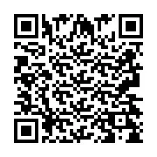 Código QR para número de telefone +2693428449