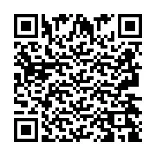 Codice QR per il numero di telefono +2693428998