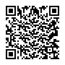 Codice QR per il numero di telefono +2693436061