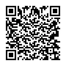 QR-code voor telefoonnummer +2693436063