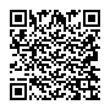 QR-code voor telefoonnummer +2693436066