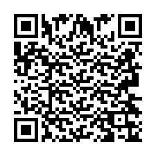 QR код за телефонен номер +2693436562