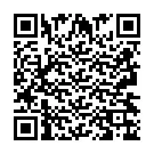 QR код за телефонен номер +2693436624