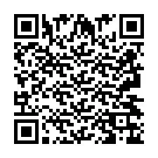 QR код за телефонен номер +2693436638