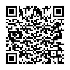 QR код за телефонен номер +2693436808