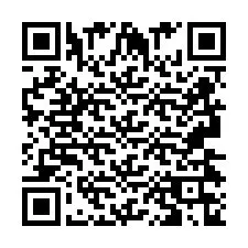 QR-code voor telefoonnummer +2693436813