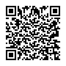 Codice QR per il numero di telefono +2693436848