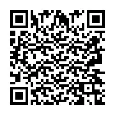 Código QR para número de telefone +2693436868