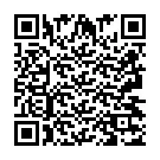 Codice QR per il numero di telefono +2693437038