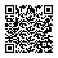 Codice QR per il numero di telefono +2693437044