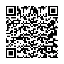 QR код за телефонен номер +2693437103