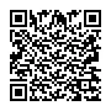 QR код за телефонен номер +2693437108