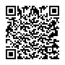 QR-code voor telefoonnummer +2693437184