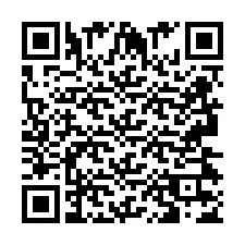 QR-koodi puhelinnumerolle +2693437406