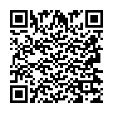 QR код за телефонен номер +2693437416