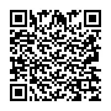 QR код за телефонен номер +2693437448