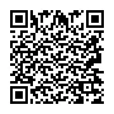 Código QR para número de telefone +2693437449