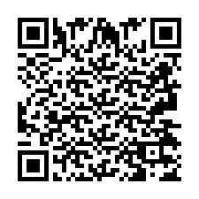 QR код за телефонен номер +2693437498