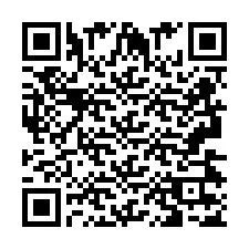 Codice QR per il numero di telefono +2693437505