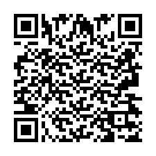 Código QR para número de teléfono +2693437508