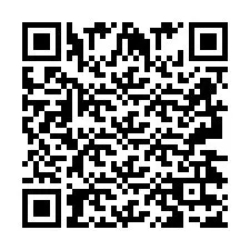 Codice QR per il numero di telefono +2693437558