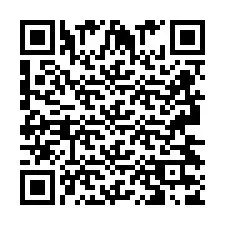 QR код за телефонен номер +2693437822