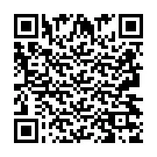 QR-code voor telefoonnummer +2693437828