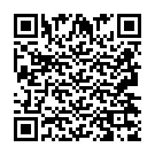 Codice QR per il numero di telefono +2693437899