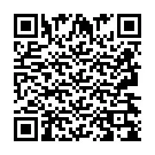 Kod QR dla numeru telefonu +2693438008