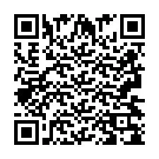 Codice QR per il numero di telefono +2693438025