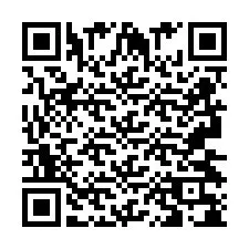 Codice QR per il numero di telefono +2693438033