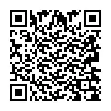 QR-code voor telefoonnummer +2693438042