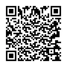 Código QR para número de telefone +2693438080