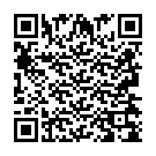 QR Code pour le numéro de téléphone +2693438086