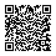 QR код за телефонен номер +2693438100