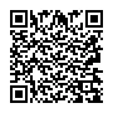 QR-code voor telefoonnummer +2693438104