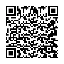 QR-koodi puhelinnumerolle +2693438168