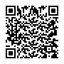 Código QR para número de telefone +2693438664