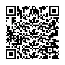 Codice QR per il numero di telefono +2693438678