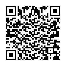 QR код за телефонен номер +2693438684