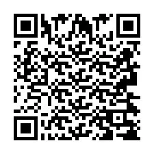 QR код за телефонен номер +2693438706