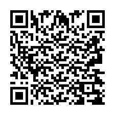 QR-koodi puhelinnumerolle +2693438718