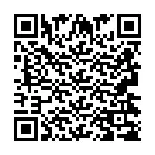 Codice QR per il numero di telefono +2693438757