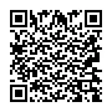 Kod QR dla numeru telefonu +2693438803