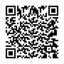 Código QR para número de teléfono +2693438848