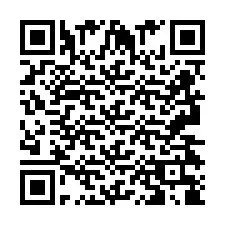 QR код за телефонен номер +2693438849