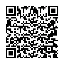 Codice QR per il numero di telefono +2693438908