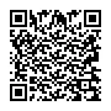 Código QR para número de telefone +2693439002