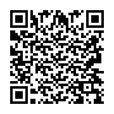 Código QR para número de telefone +2693439869