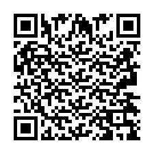 QR-code voor telefoonnummer +2693439998